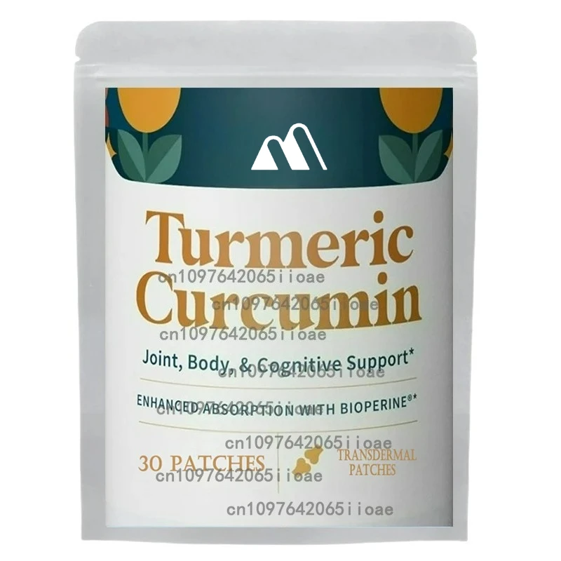 

Turmeric Curcumin Transdermal Patches Joint, Health & Cognitive Support- 30 Patches