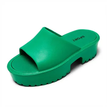 여성용 하이힐 플랫 힐 쪼리 샌들, 럭셔리 테니스 신발, 보라색 샌들, 스포츠 클래스 