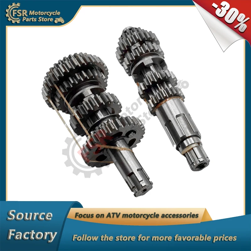 MAIN & DRIVER SHAFT ASSY,FOR KEEWAY K-LIGHT 125 200 202 SUPERLIGHT 125 150 QJ200-2H RETRO CRUISER,P/N:219214030000 219134040010