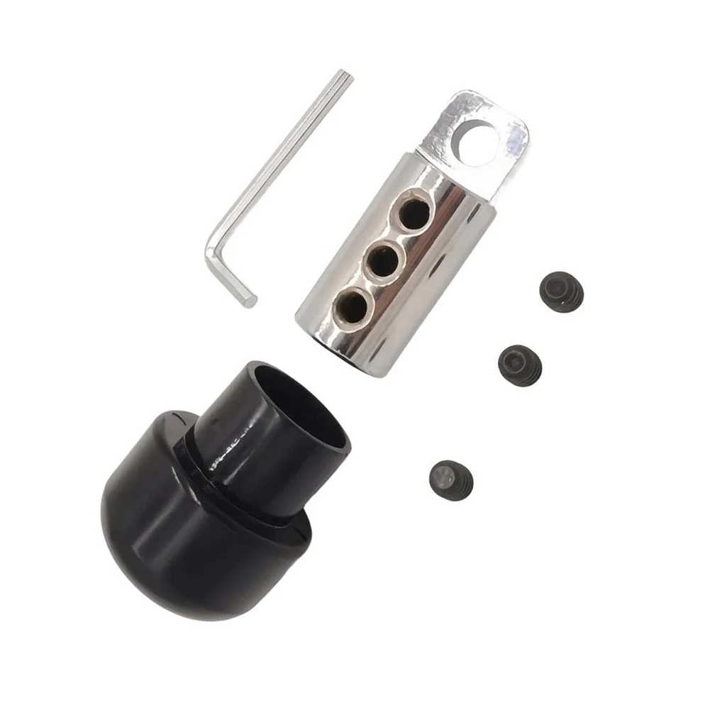 for cable Terminal for Pulley Machine Systems with Non Slip Steel Core and Rubberized Stop 64mm Long 25mm Wide Black
