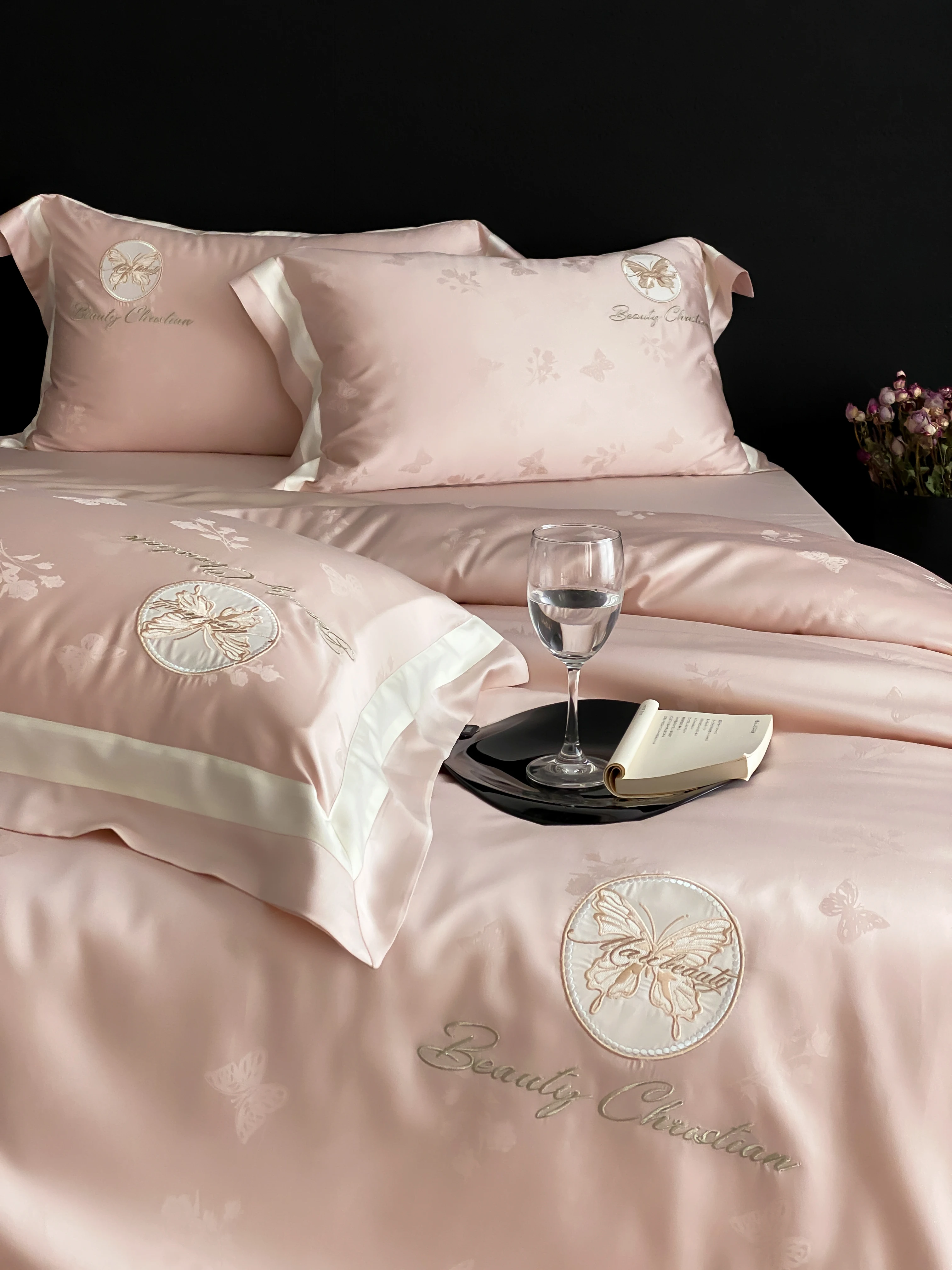 French Pastoral Floral Bedding - Linen Duvet Cover recension och pris
