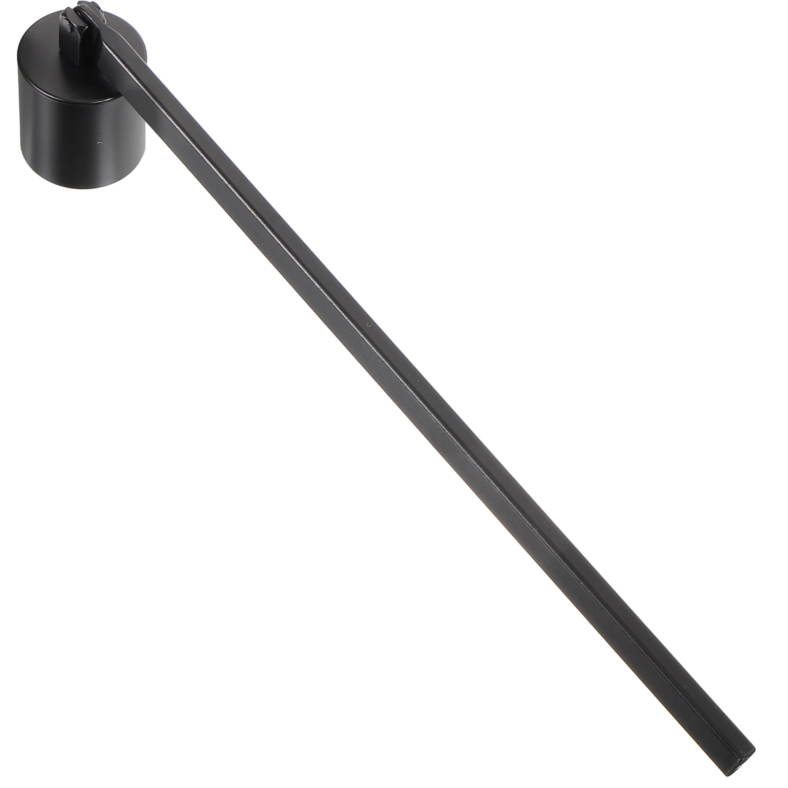 أداة Snuffer من الحديد الأسود مصقولة للغاية لإطفاء الشموع بأمان للاستخدام في ديكور المنزل لحفلات الزفاف