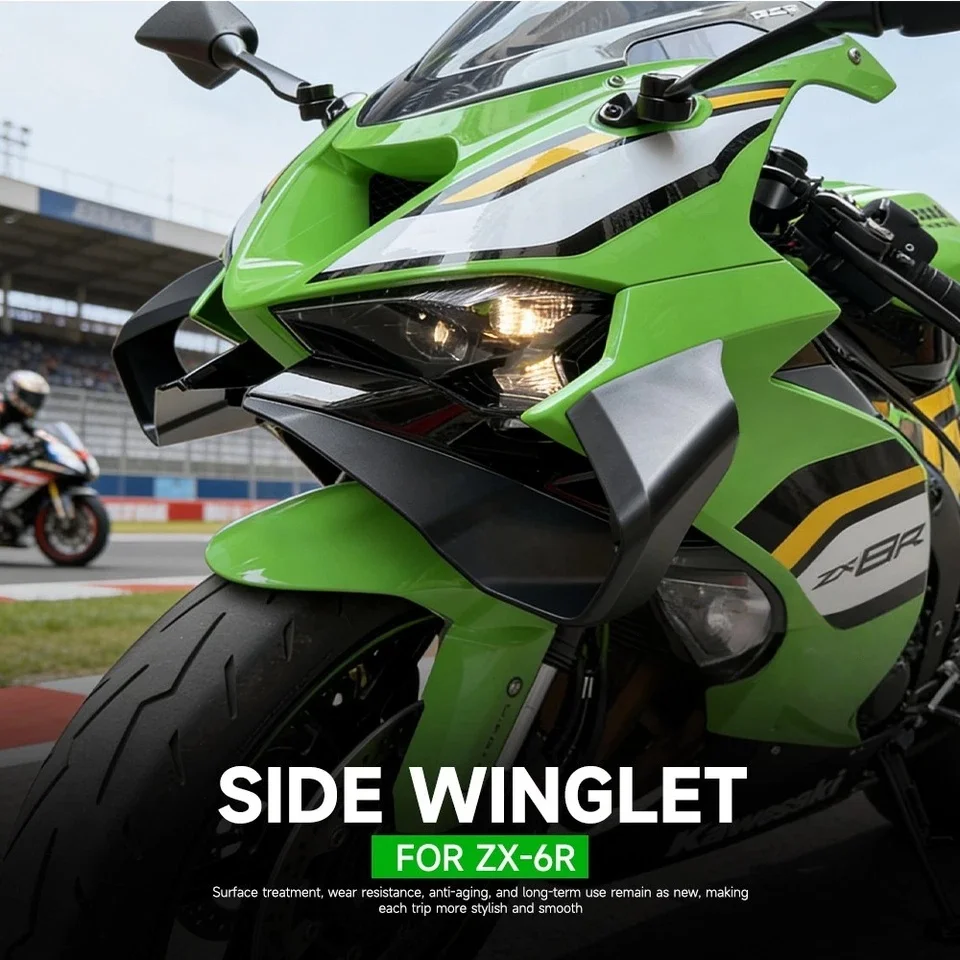 For Kawasaki ZX6R zx6r ZX-6R 2024 2025 2026 Motorcycle Side