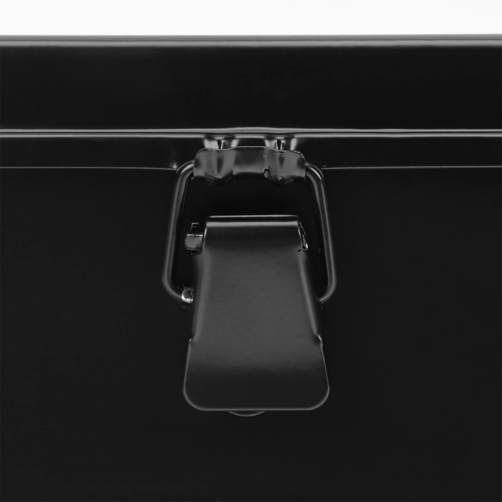 

Lockable Iron Tool Box Latch Closure Portable Mini Toolbox Organizer Screwdrivers Screws Parts Storage Small Metal Car Toolbox