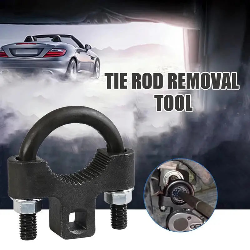 Inner Tie Rod Removal Tool Low Profile Tool 30-42mm Non-Slip U-shaped Teeth 3/8 Inch Car Chassis Rocker Installer Tool For Truck