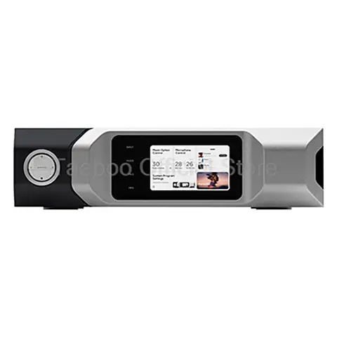 2x400W Karaoke Amplifier Bluetooth Amp Mixer15 Band Microphone EQ 4 Level Feedback Killer Optical Coaxial Input For KTV Home DJs