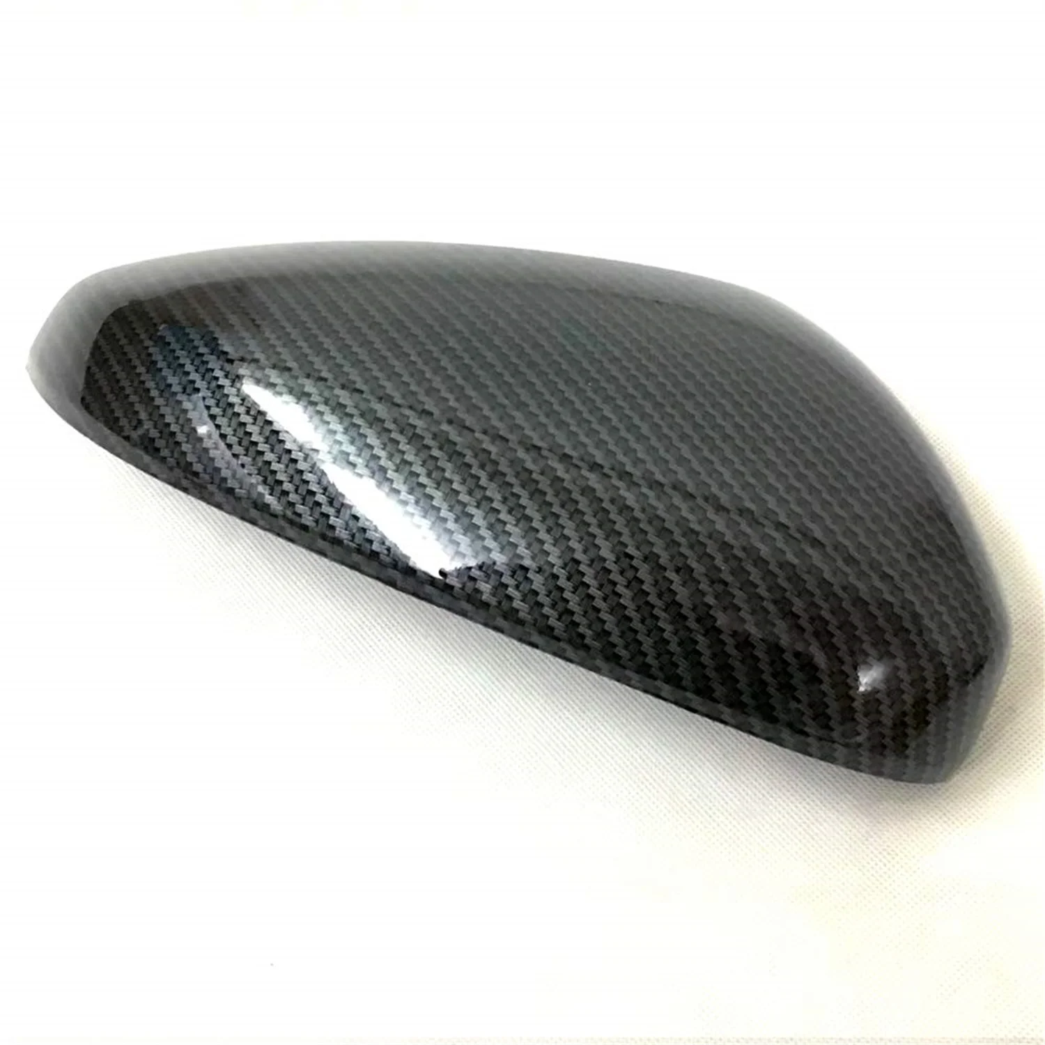 for Peugeot 3008 5008 2017-2021 Carbon Black Rear View Side Door Mirror Decor Cover Trim ABS Car Accessories 2pcs