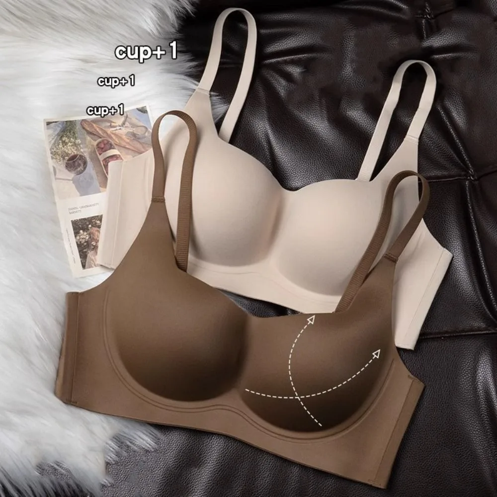 

Comfortable Shockproof Seamless Bra Underwear Intimates Bralette for Women Anti-sagging Push Up Bra Ladies