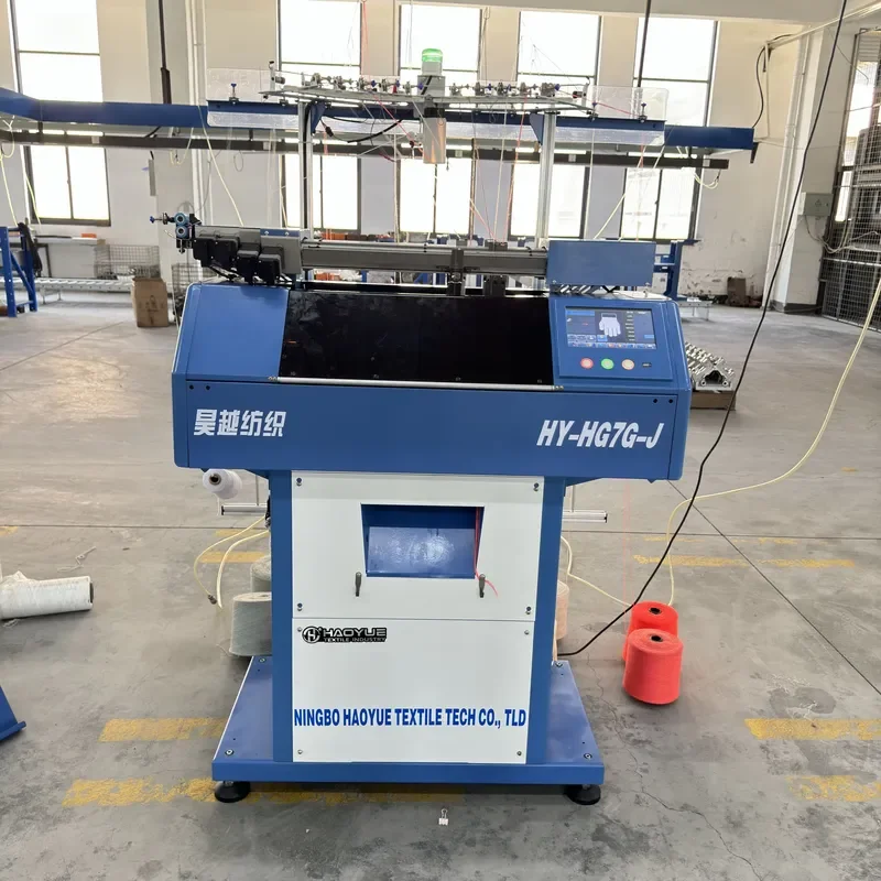 for Full Jacquard Automatic Seamless Glove Knitting Machine 7 10 13 Gauge Industrial Textile Equipment for Manufacturing
