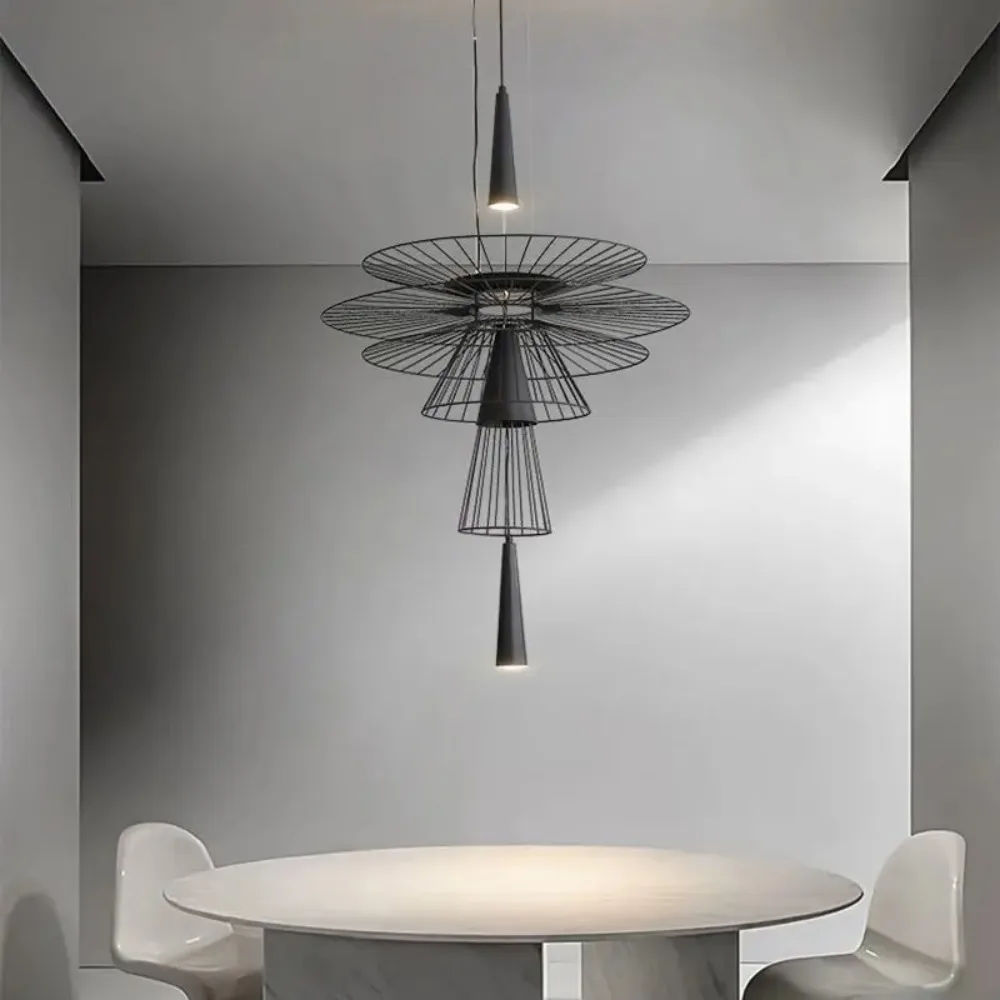 Moderne vliegende schotel hangende lampen voor plafond luxe metalen hanglampen restaurant LED kroonluchter loft huisdecoratie