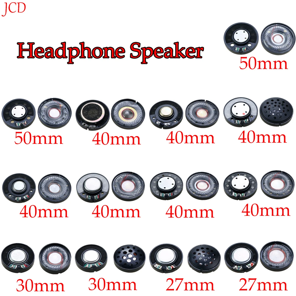 

1 Piece 27mm 30mm 40mm 50mmWireless Headphone Speaker Driver Neodymium 112db HIFI Headset Horn Full Range Speakers