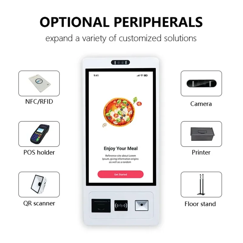 IRXSEE 15,6-дюймовый оконный киоск 10 4 г + 128 г для самооборудования, платежный киоск для ресторана
