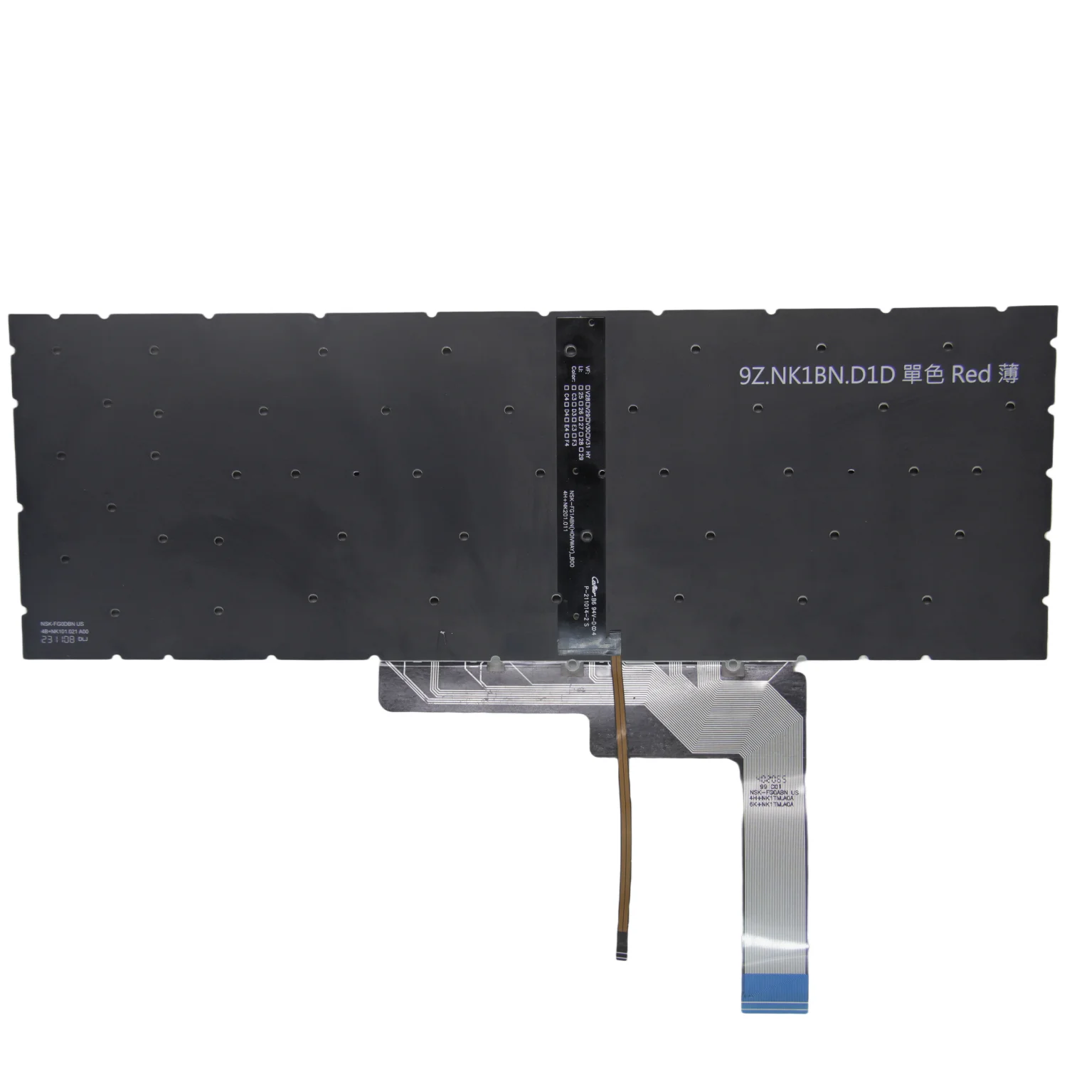 New US For MSI Pulse Katana 15 B13V A15 AI B8V 17 B12U 17 B12V 17 B13U 17 B13V A17 AI B8V A15 AI B8VE Backlit Keyboard