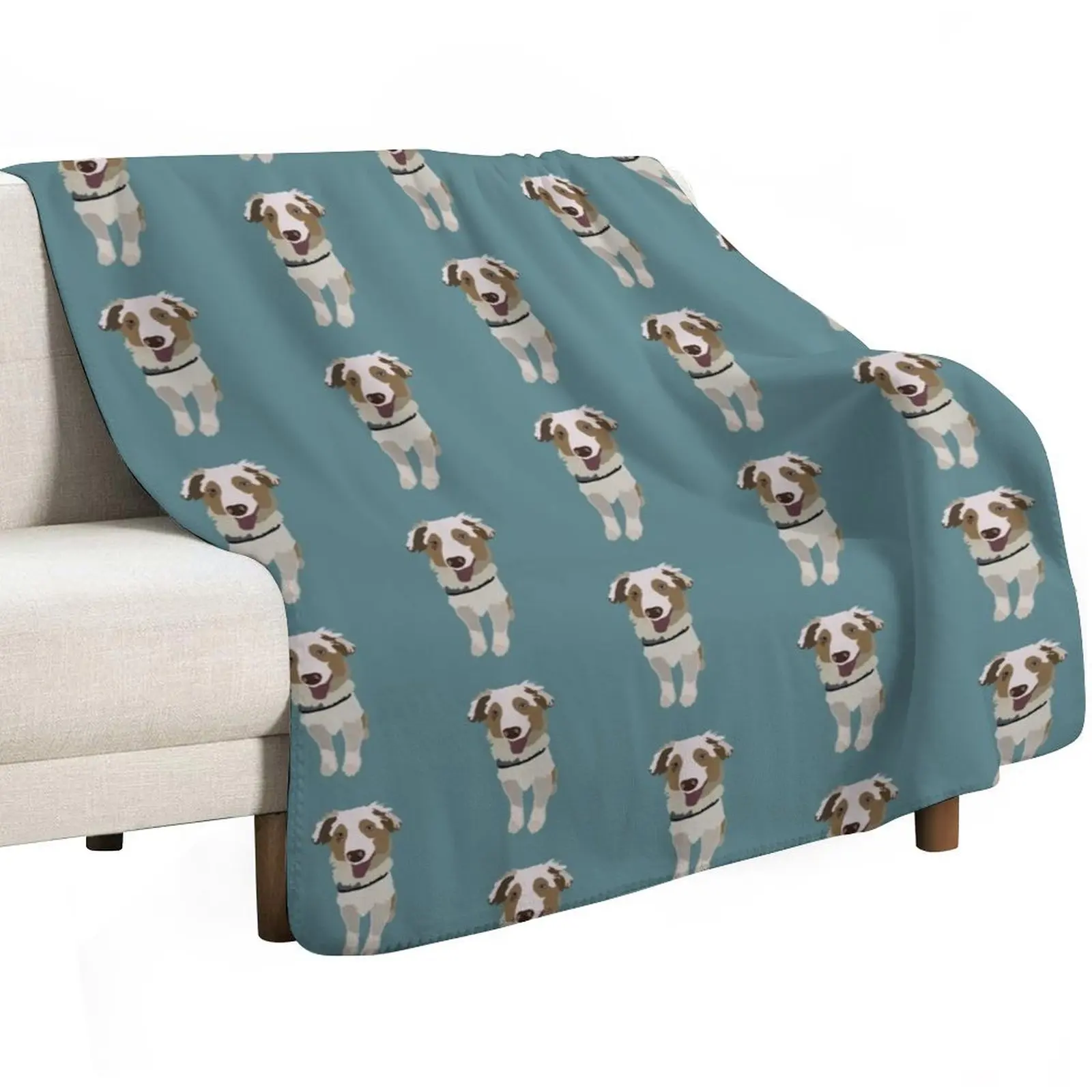 Australian Shepherd Aussie Puppy Throw Blanket Nap Baby Shaggy blankets and throws bed plaid Fashion Sofas Blankets