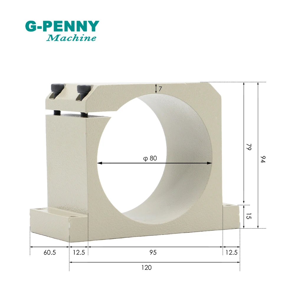 CNC Spindle Motor Clamping Bracket holder 65mm Diameter spindle Aluminium mounting Bracket 65mm Fixture!