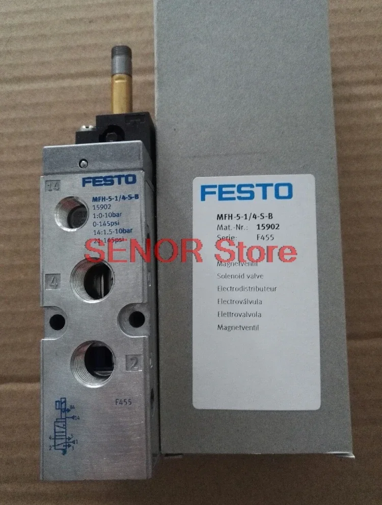 

Brand new original solenoid valve MFH-5-1/4-S-B 15902 without coil