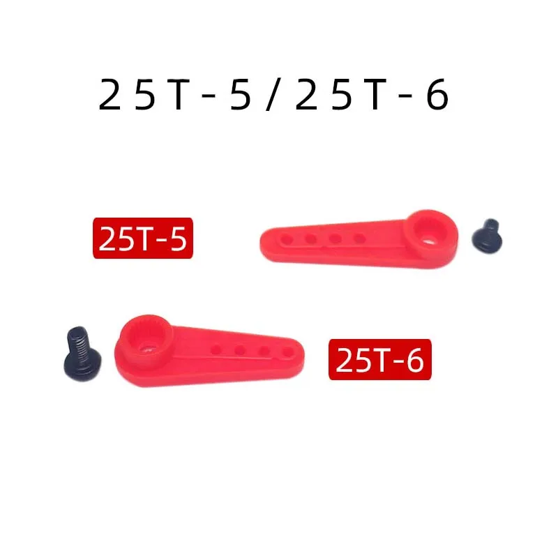 2PCS KST Servo Arm Kit 25T 5mm 6mm 215 X10 825 Nylon Plastic Servo Arm