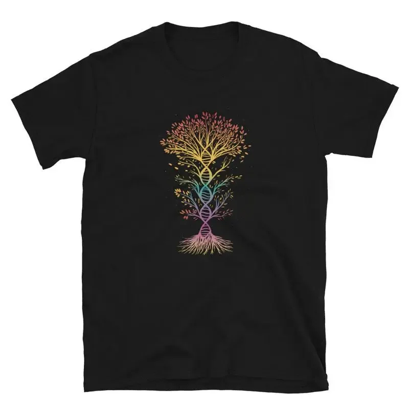 Rainbow Dna Tree T-…