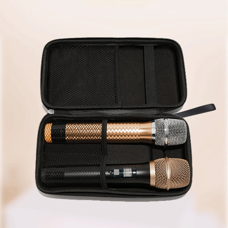 Lightweight Microphone Storage for Case EVA Microphone Carrying Bag Travel Protective for Wireless Mic Travel for Case