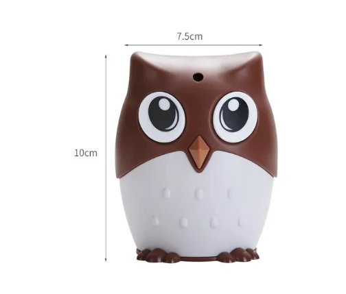 Cartoon Owl Toothpick Holder Desktop Automatic Toothpick Dispenser Tooth Pick Container Automatically PressToothpick Holder