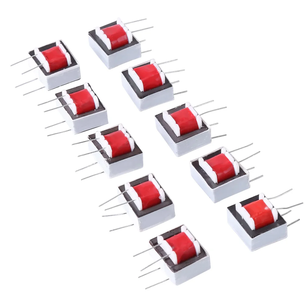 10Pcs/Pack EI-14 Audio Transformer Isolation Transformer 600 : 600 Ohm 1:1 Audio Transformer Voltage Amplification Component