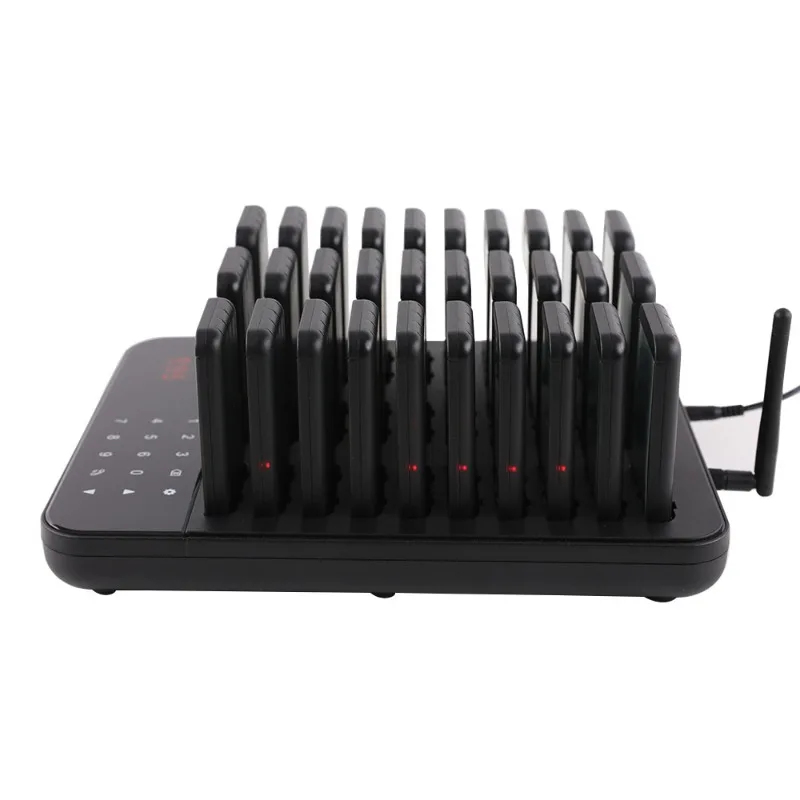 Wireless Restaurant Pager System Waterproof Queue Paging Calling System for Coffee Dessert Shop Food Truck