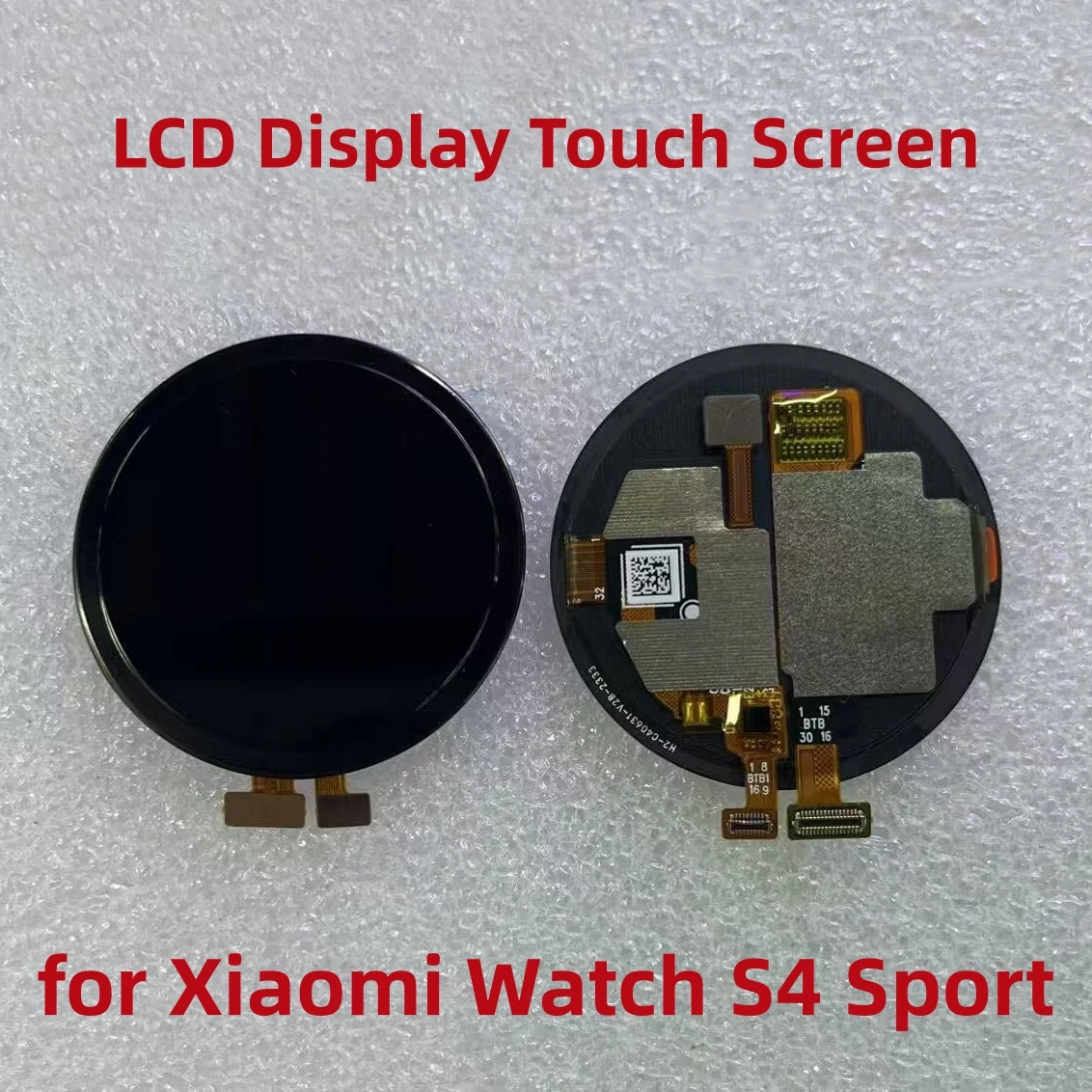 xiaomi-watch-s4-sport用lcdディスプレイタッチスクリーンパネルデジタイザーアセンブリ交換部品