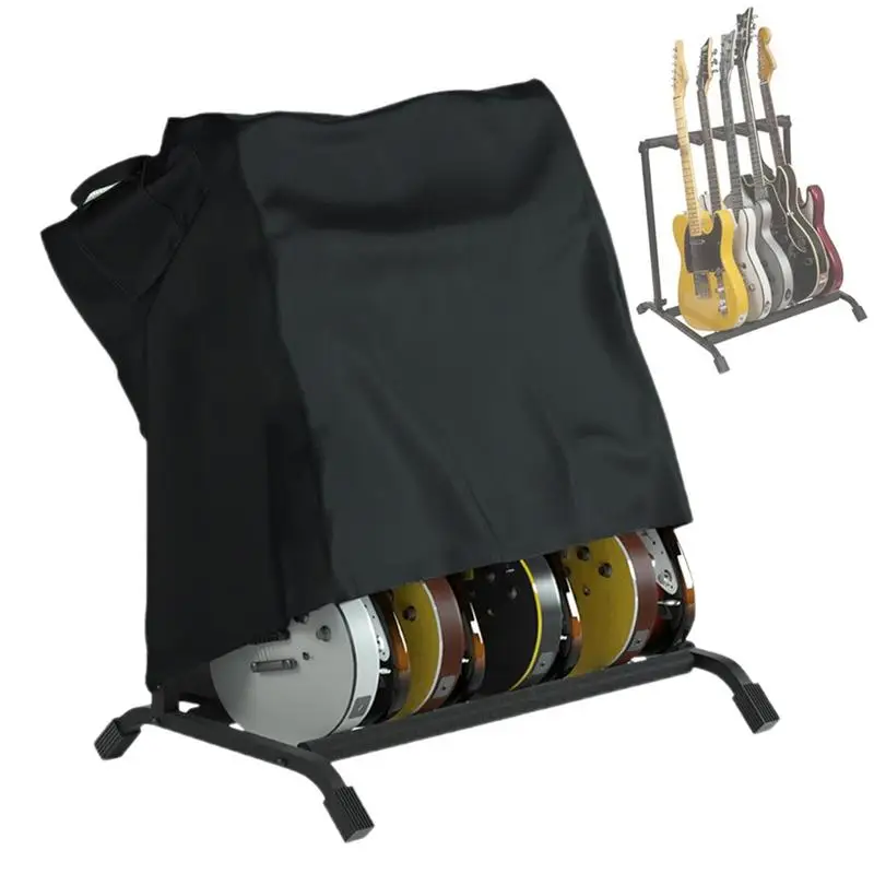 

Multi Guitar Stand Dust Cover Electric Guitar Stand Protector Cover Multi Guitar Holder Dust Cover Acoustic Guitar Holder Cover