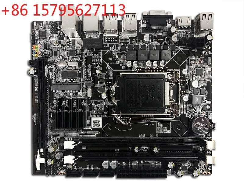 

Новая компьютерная материнская плата H55 DDR3 с 1156-контактным разъемом поддерживает процессоры I3 530 I5 760 с поддержкой HDMI.