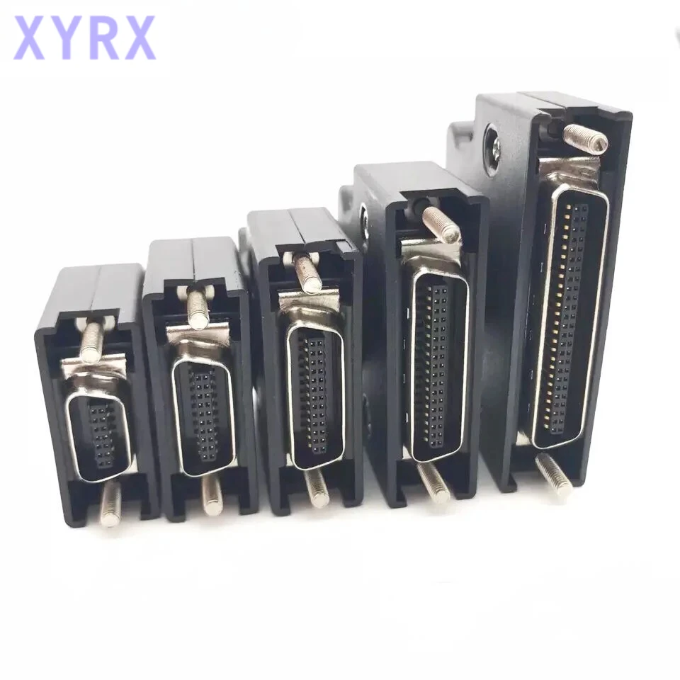 In spot 1Pcs Panasonic Mitsubishi SCSI Connector SCSI 14Pin 20Pin 26Pin 36Pin 50Pin Gold-Plated Servo CN1 Plug