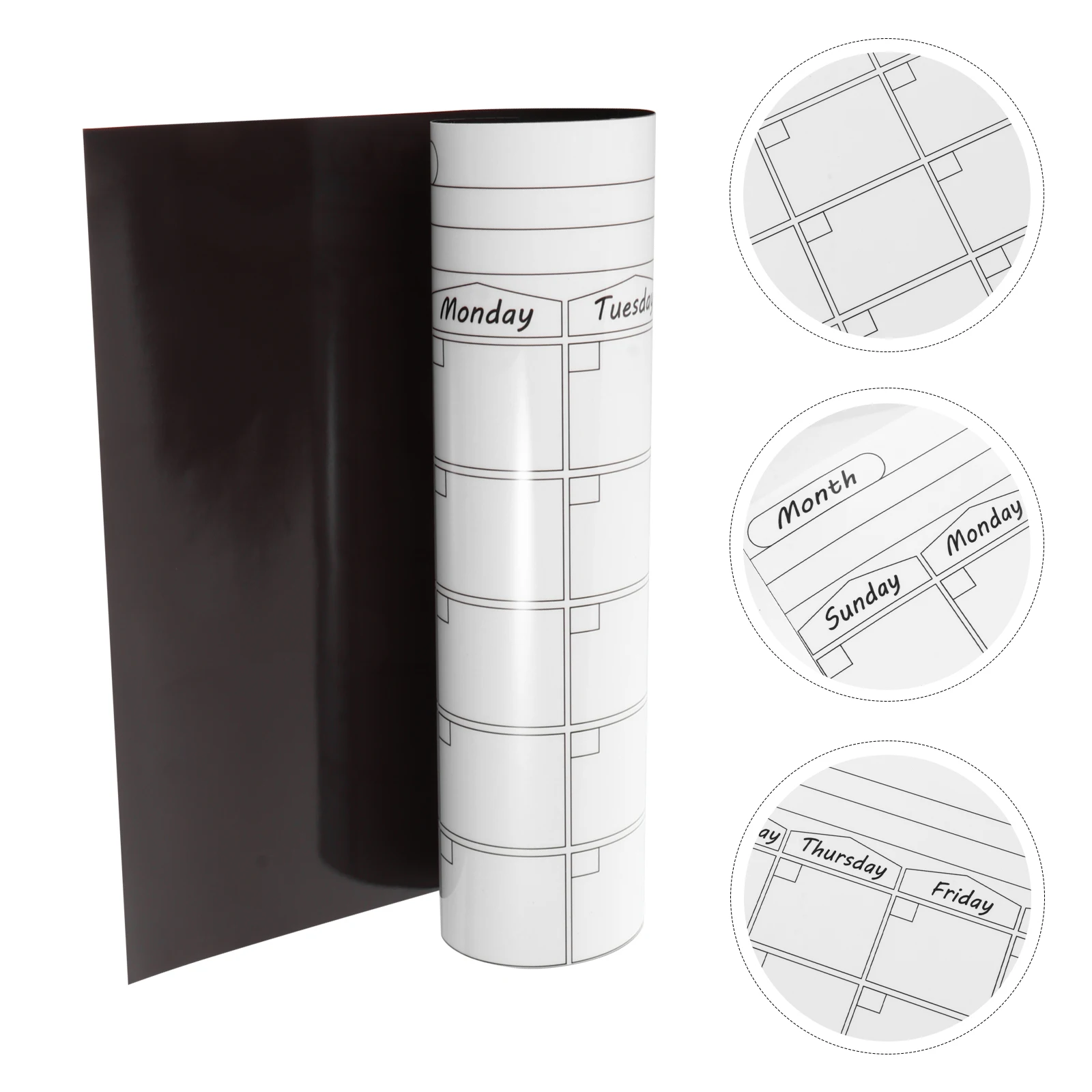 1 قطعة الجدول الزمني المغناطيسي ملصق قابل للمسح الثلاجة السبورة الثلاجة ملاحظة مجلس مذكرة مرنة الجافة محو المجلس للمهم