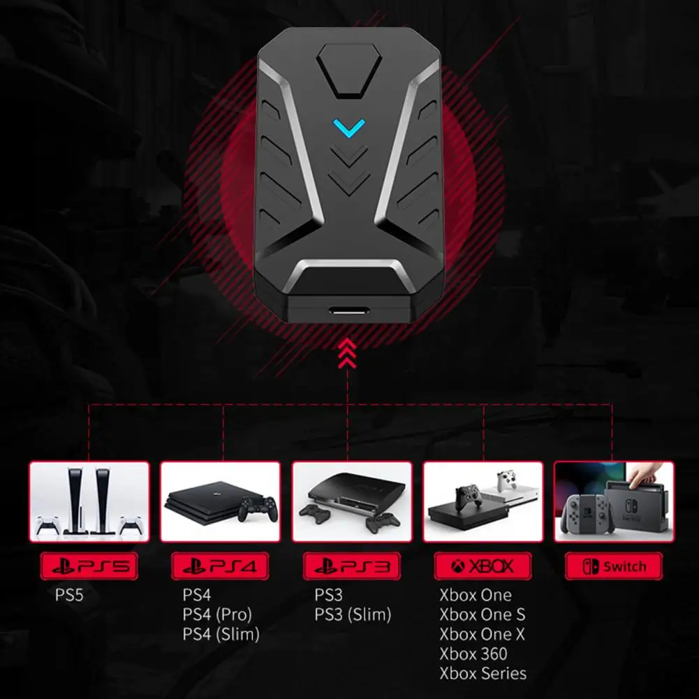 Contrôleur de jeu portable robuste, clavier de jeu compatible avec la question