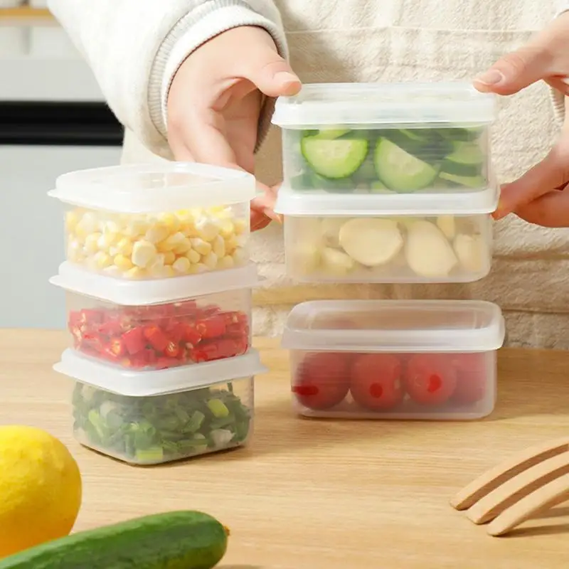 

Прозрачный контейнер для хранения продуктов на кухне, герметичный контейнер для холодильника, для сохранения свежести мяса и овощей