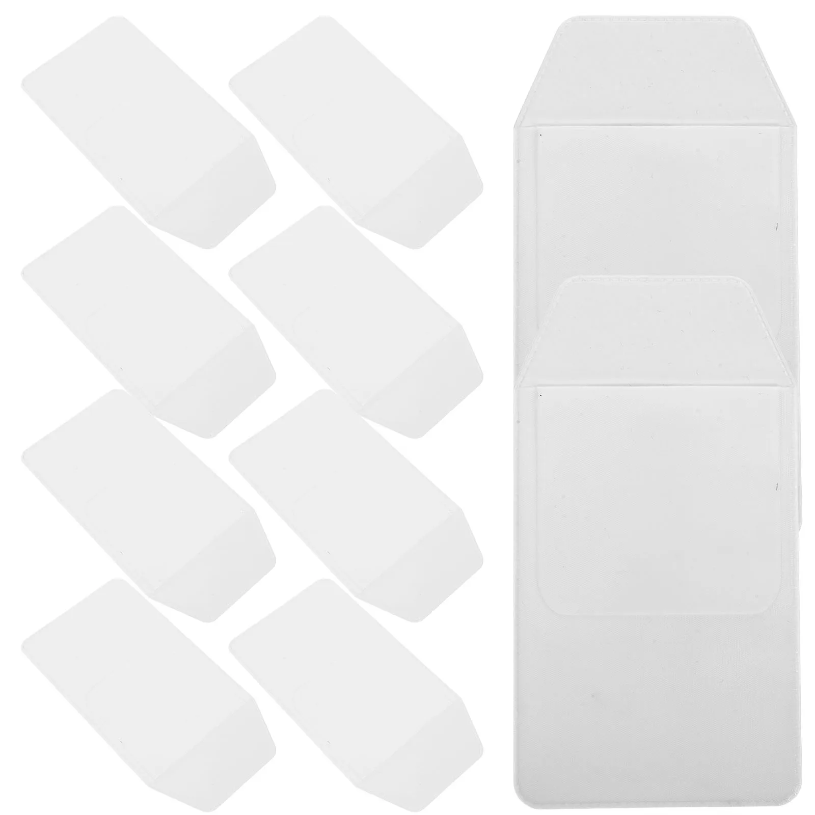 

10Pcs Nurse Doctor Pen Storage Bags PVC Pencil Organizers Hospital Supply Pocket Protectors for Shirts