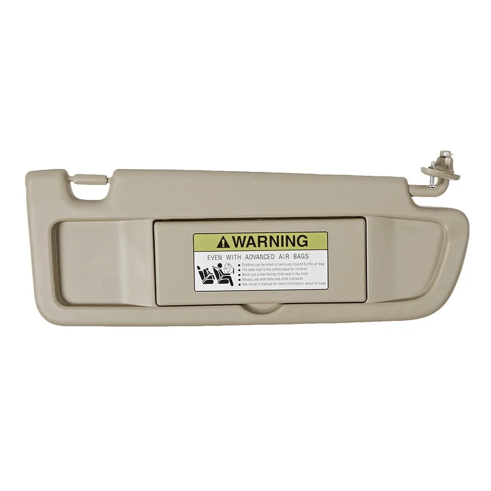 Right Driver Side Sun Visor for Honda Civic 2006 2007 2008 2009 2010 2011 Visor Assembly 83230-SNA-A01ZB Beige