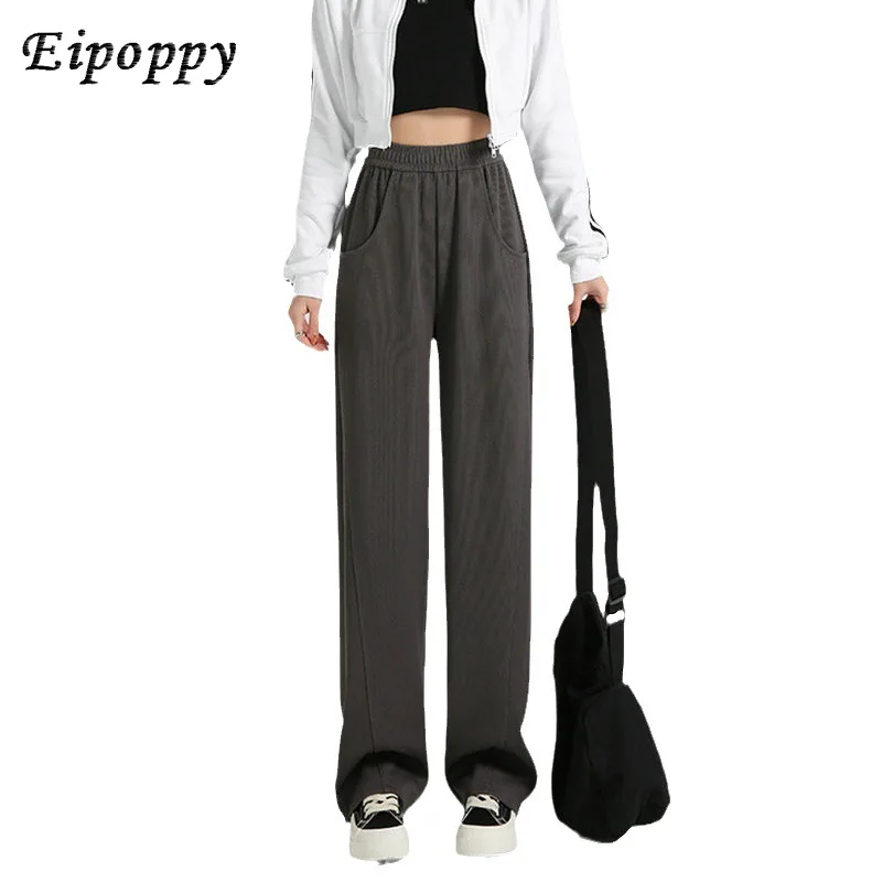 سراويل موزة ضيقة للنساء ، سراويل فضفاضة عتيقة ، تدلى ، مستقيم ، مطابقة للجميع ، ساق واسعة ، رياضة نسائية