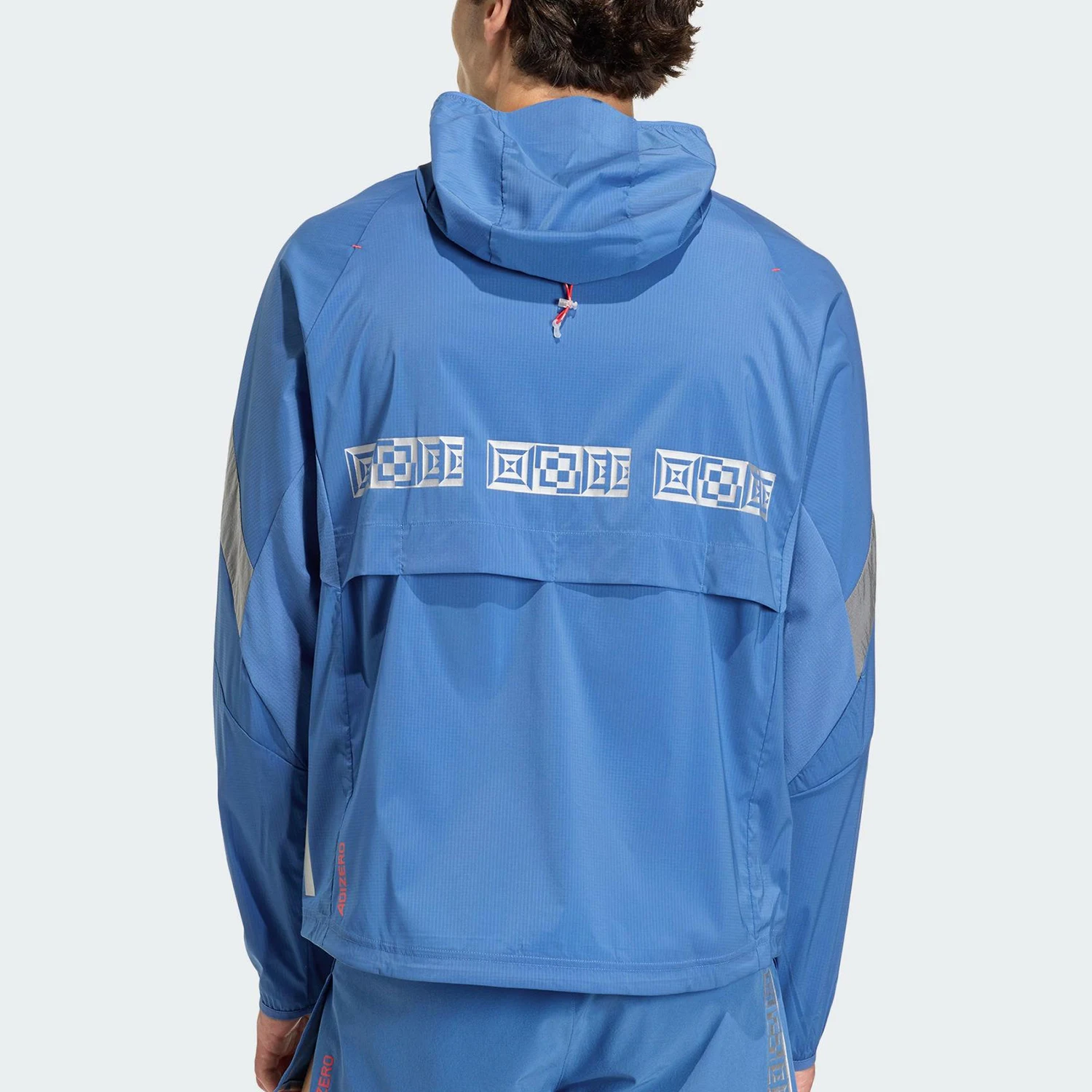 Adidas genuine winter men's hooded patchwork running jacket KB1492