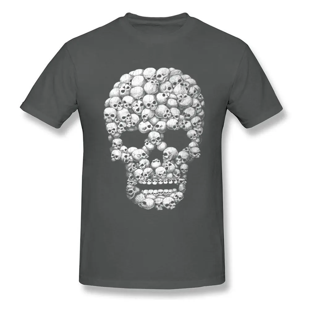 Mens Autumn Skull Shirts Mountain Of Skulls Hip Hop 3D T-Shirt For Boy Youth Fashion Cool Tee Shirts Black Skull Tshirt