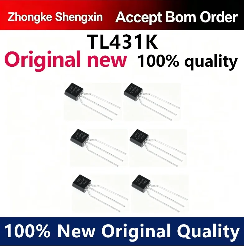 (5pcs-10pcs)UTC original TL431K TL431G TL431 direct insertion TO92 transistor brand new