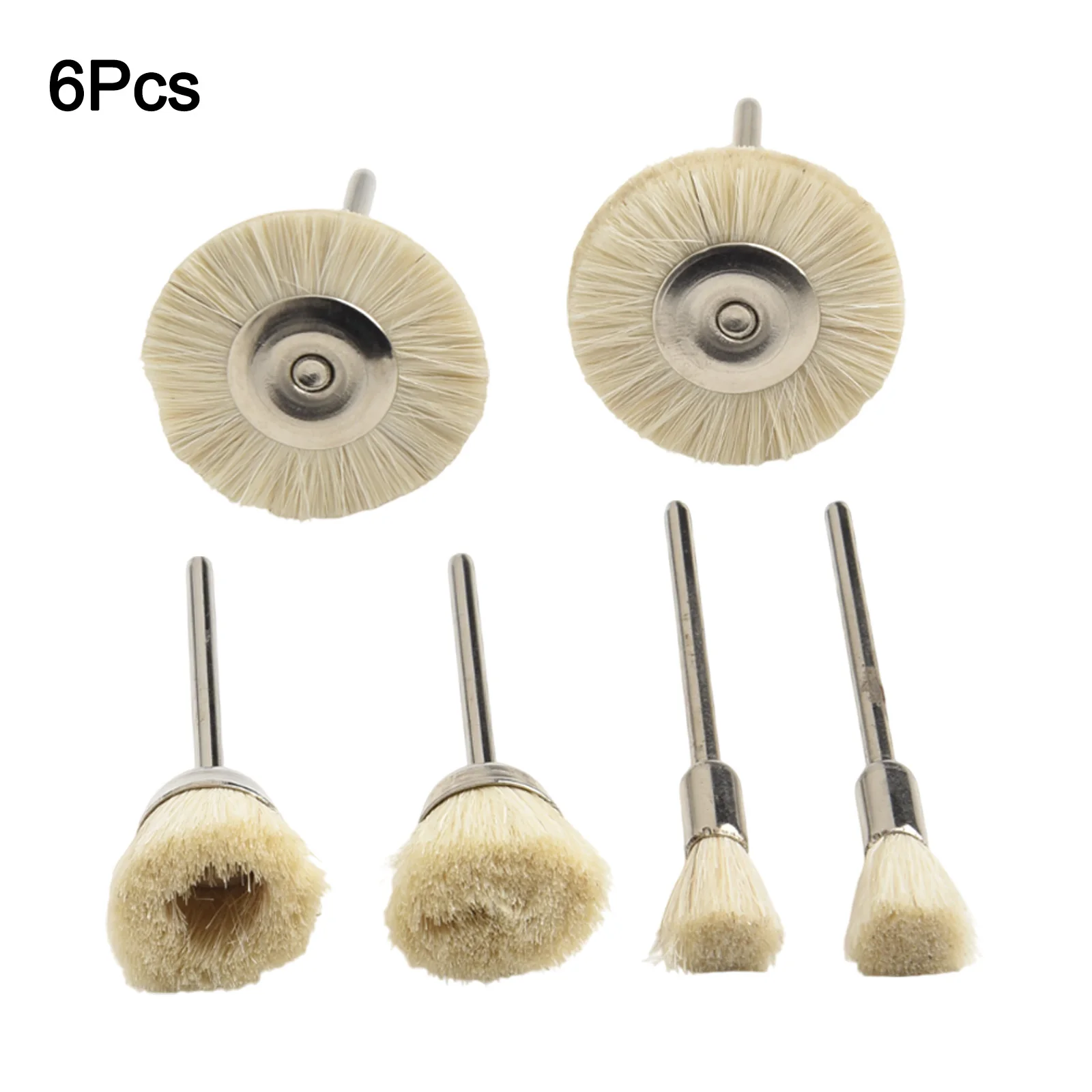 Cleaning Brushes Abrasive Cleaning Brush Cup Die For Engraver For Mechanical Grinder Rotary Wool 2.35mm 6PCS 6pcs