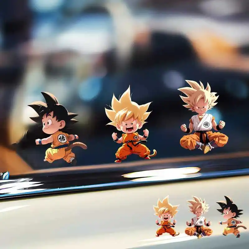 

Dragon Ball Anime Goku Viral E-Scooter Sticker Cartoon Scratch Proof Wall Art