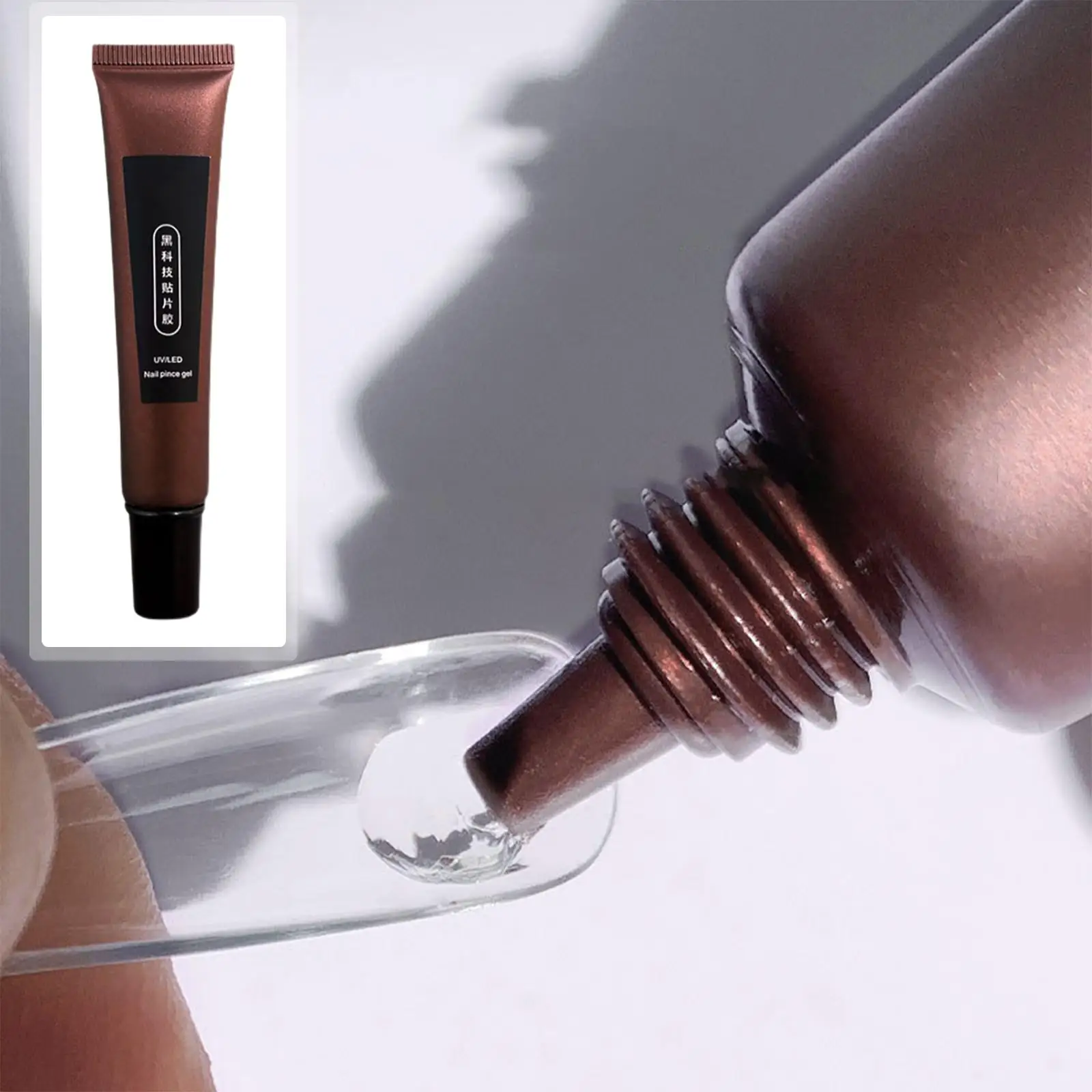 ネイルグルージェル 長持ち クリアペースト ネイルアート マニキュア用品 アクリルネイルと付け爪用