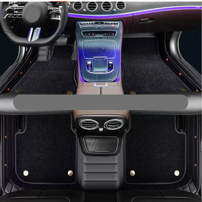 Custom special car floor mats for Toyota RAV 4 2025-2018 High quality durable waterproof double layers carpets for RAV4 2022