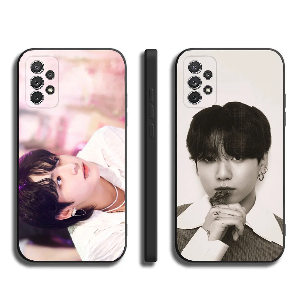 Korea E-Euphoria J-Jungkook-K-KPOP Phone Case For Samsung Galaxy A20,A21s,A22,A31,A32,A52,A53,A72,73,A80,A91Soft Black Cover