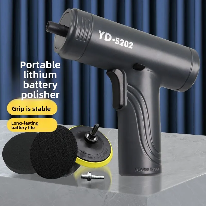 Lucidatrice wireless ricaricabile tramite USB, smerigliatrice elettrica, ceratrice per lucidatrice per auto wireless per riparazione auto