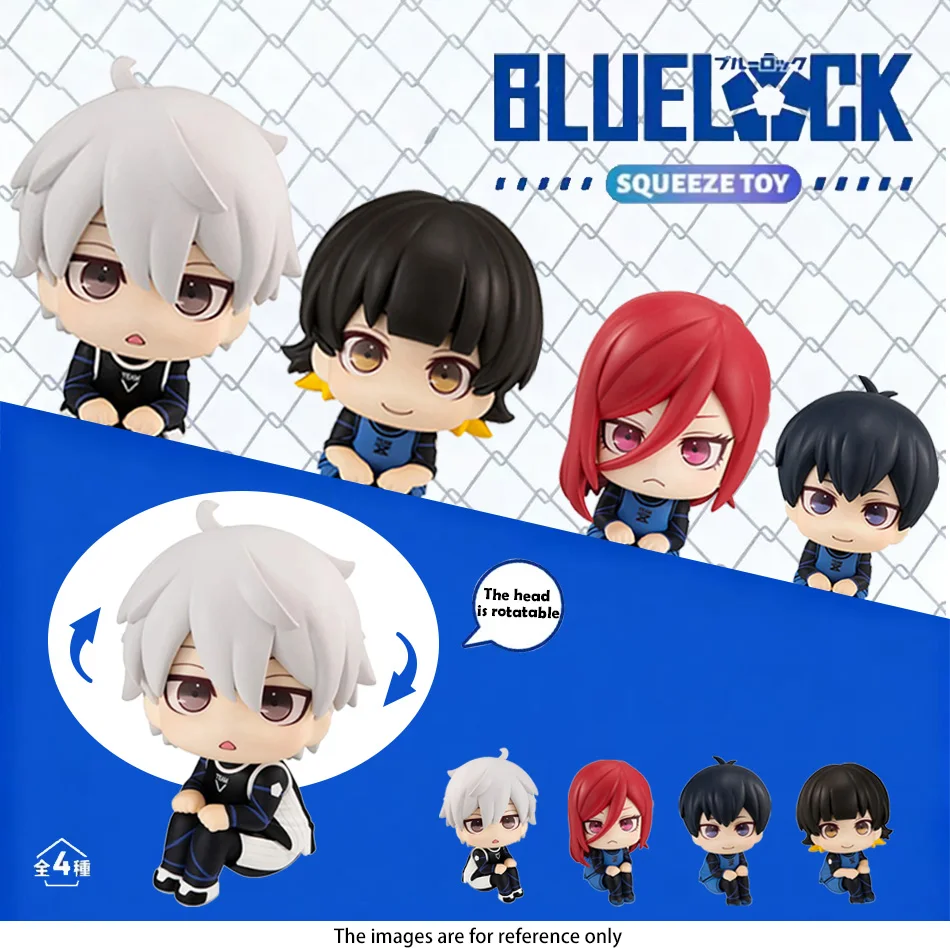 ブルーロック 10cm アクションフィギュア イサギ・ヨイチ/ナギ・セイシロウ コレクタブル バチラ・メグル 在庫あり