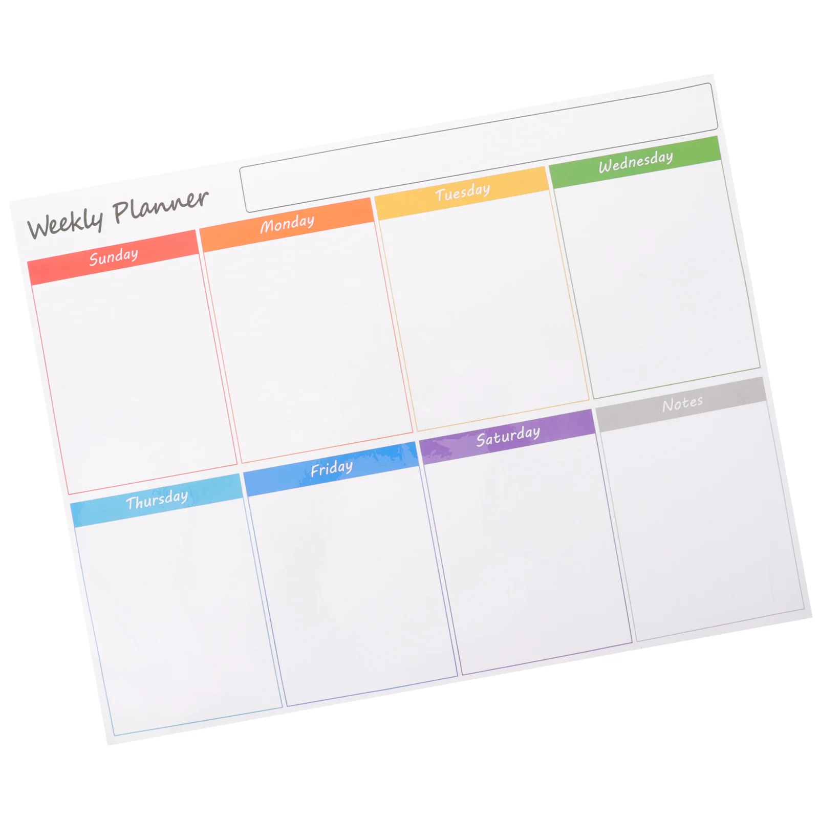 Whiteboard Weekly Planner Fridge Magnets Calendar for Day Magnetic Pet Refrigerator