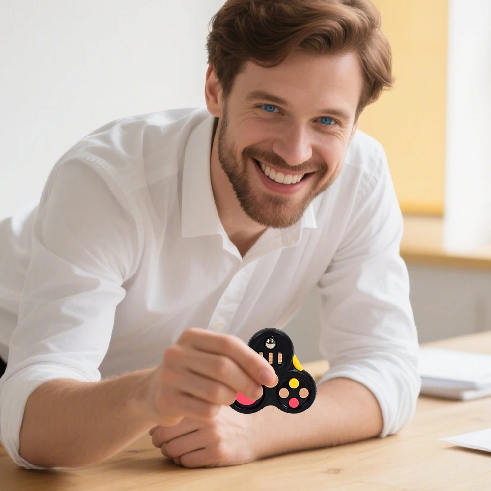 1pc Fingertip Game Controller Spinner Toy, Second-Generation Gyro Game Controller, Creative Stress Relief Tool For Teenagers