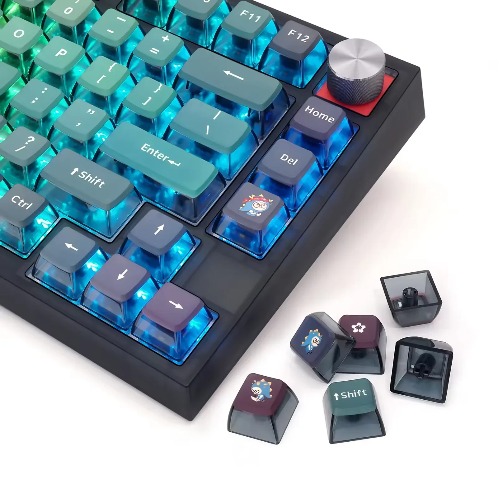 Skyloong GK75 Lite Gasket-Like Mount Wired Hot Swappable Programmable Keyboard with A Rotary Knob Factory Mechanical Keyboard