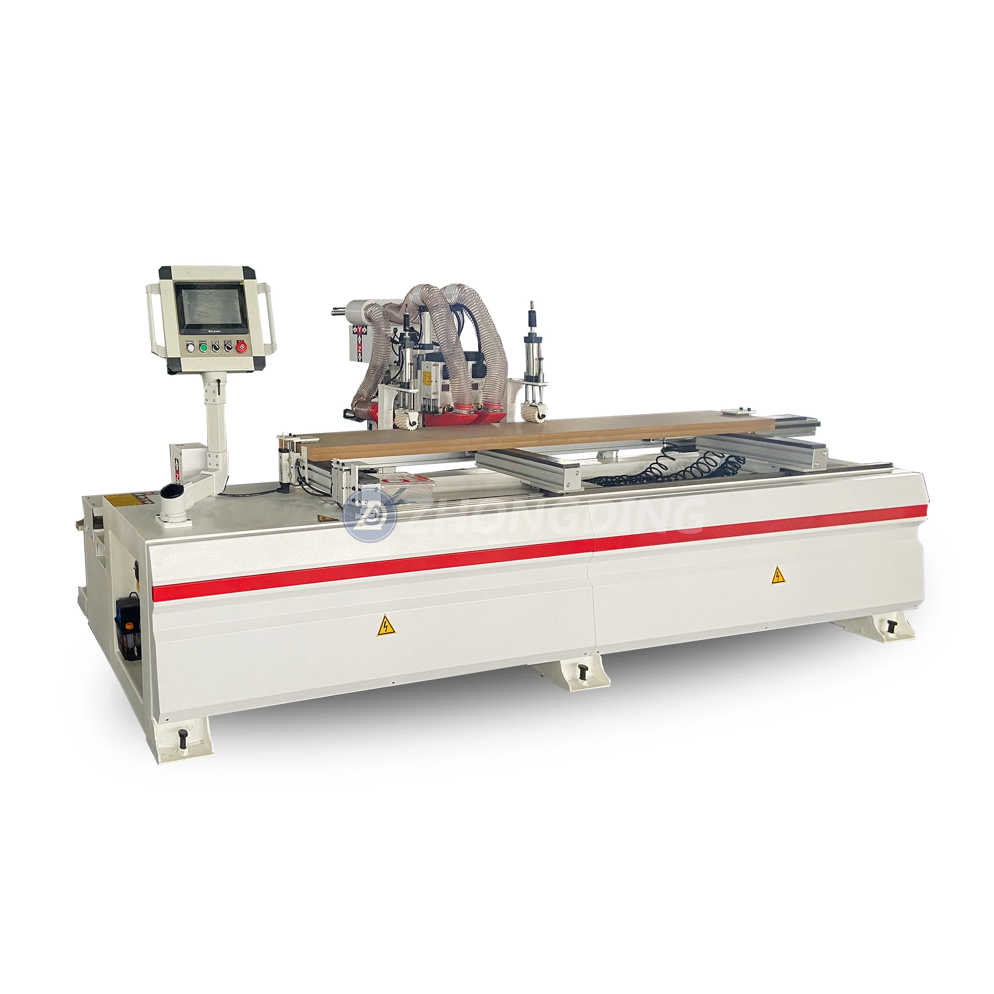 New Construction CNC Door Hole Mortising Making Machine Easy to Operate Wood Material Motor Engine Bearing Core Components
